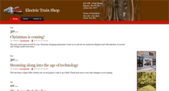 Desktop Screenshot of electrictrainshop.com